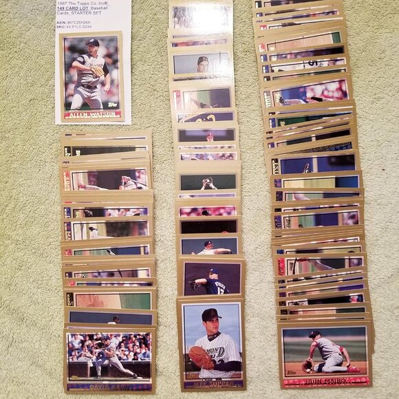 1997 The Topps Co. Inc®_149 CARD LOT_Baseball Cards_STARTER SET - Picture 1 of 6